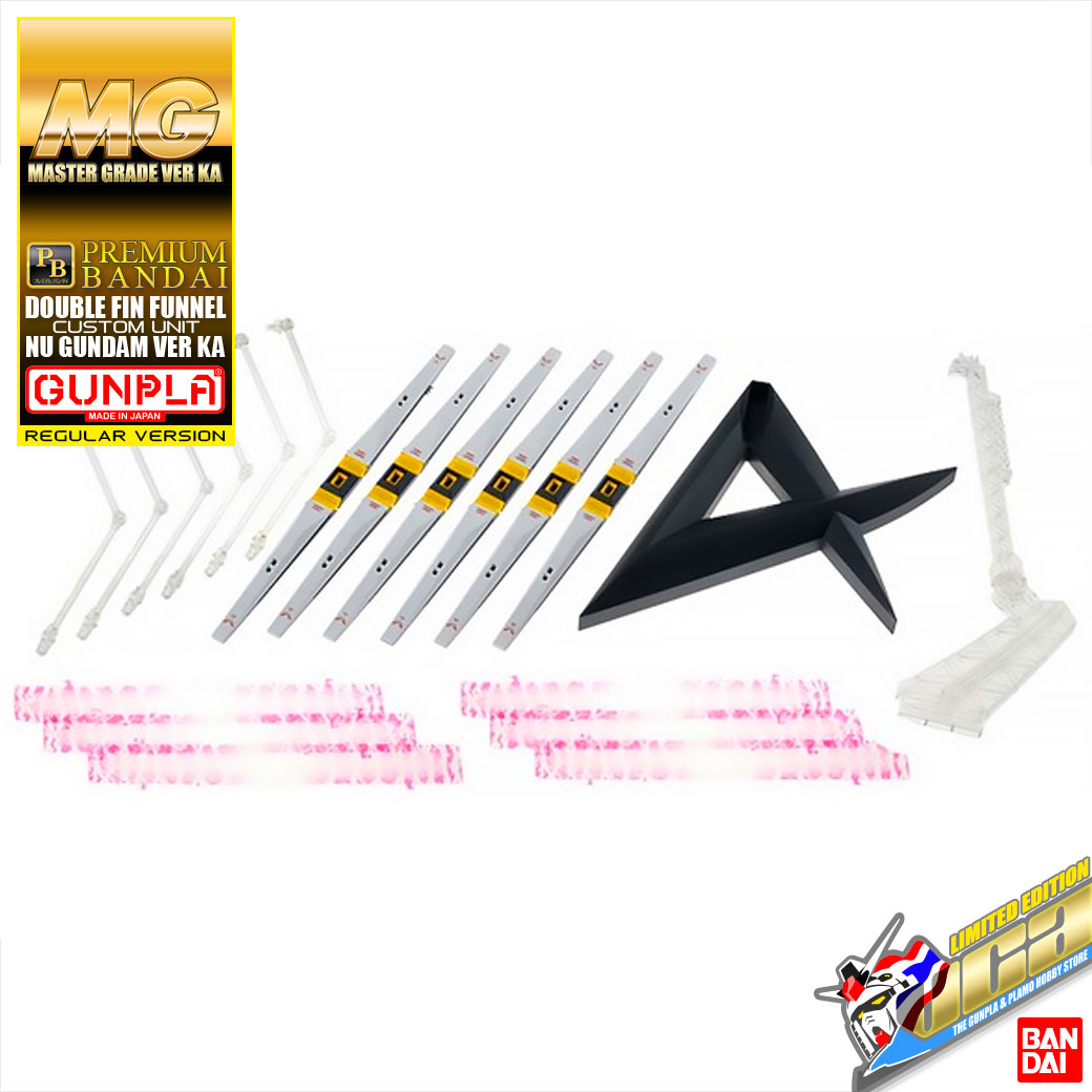 MG DOUBLE FIN GUNNEL CUSTOM UNIT FOR NU GUNDAM VER KA