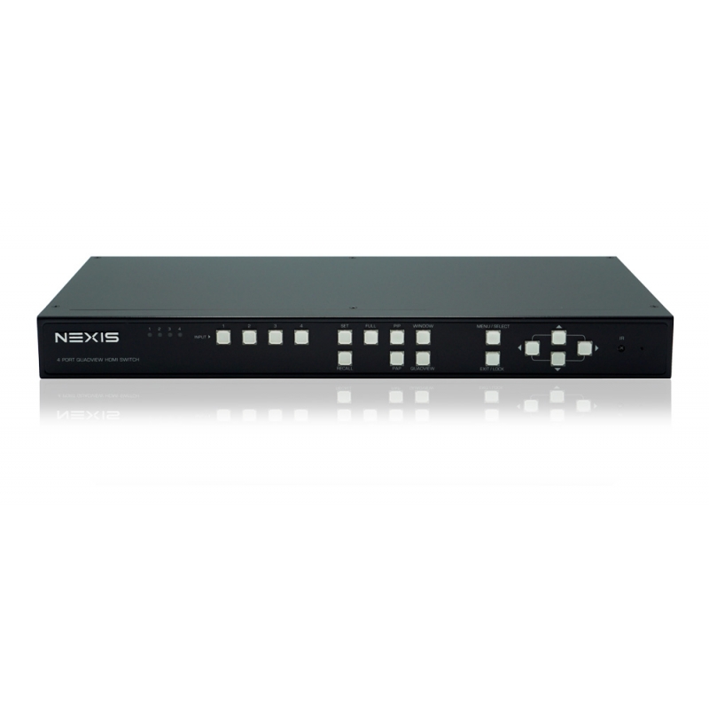 NEXIS รุ่น UH41D (4 PORT HDMI FREE STYLE MULTI-VIEW SWITCH)