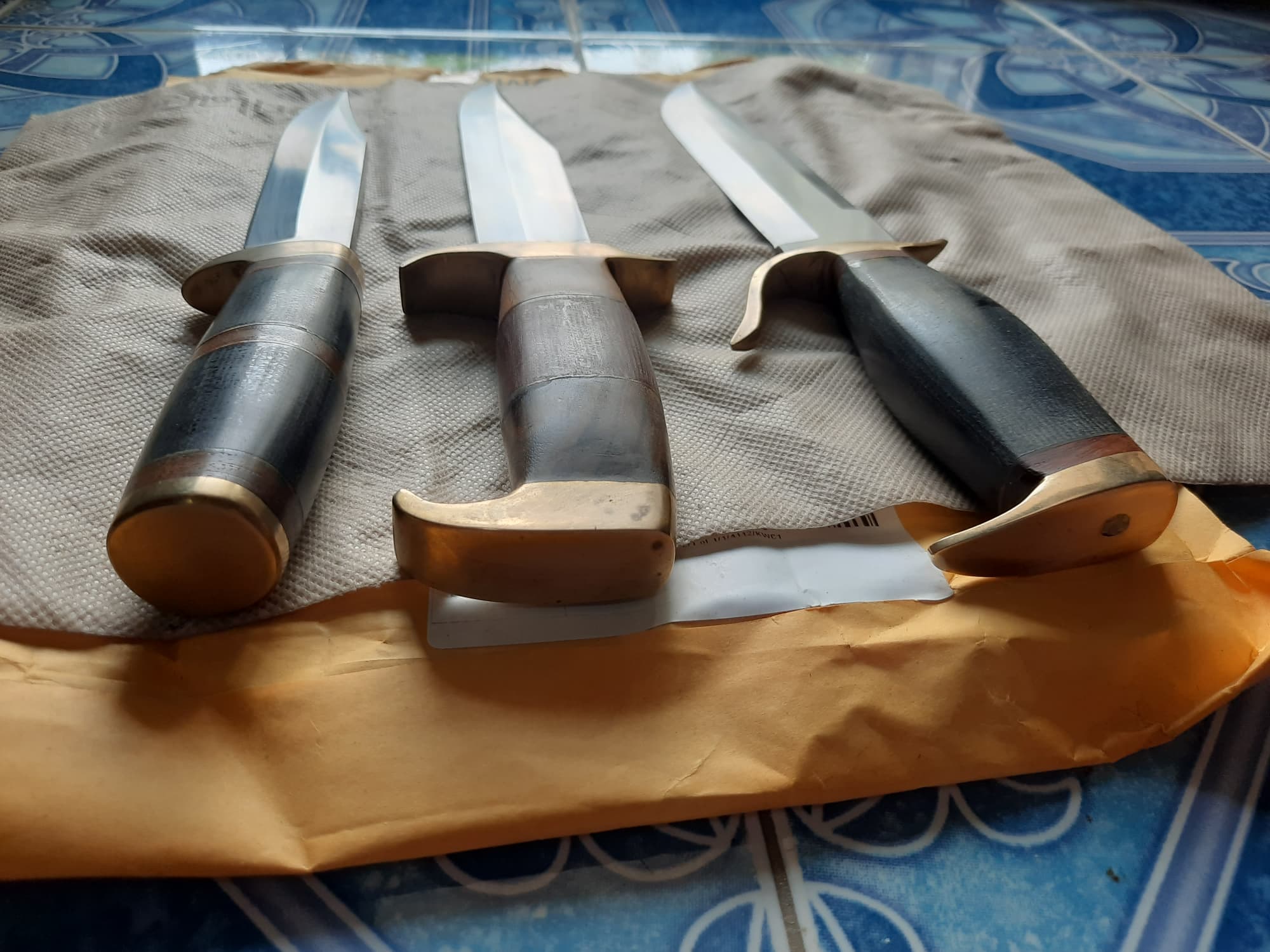 มีดเก่าเก็บ เหล็ก 440c (ได้ 3 เล่ม)