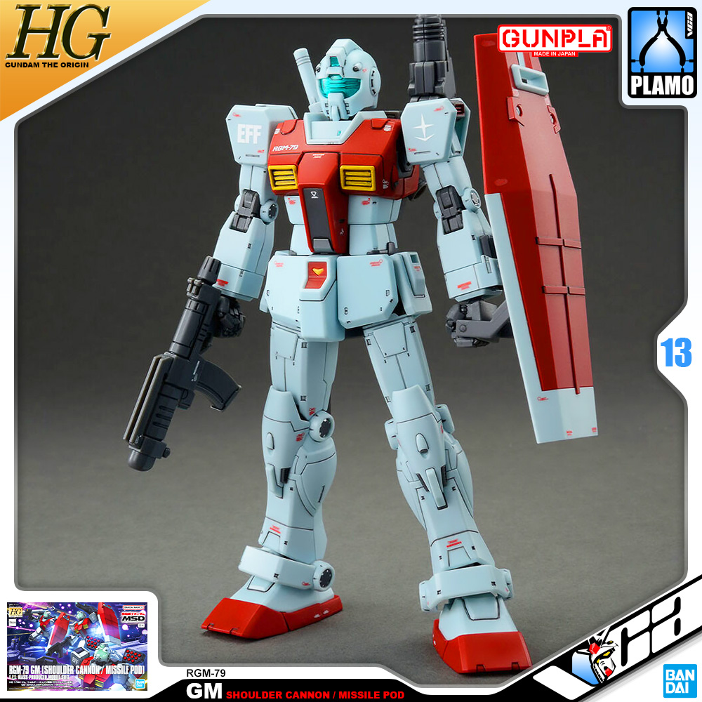 HG RGM-79 GM (SHOULDER CANNON / MISSILE POD)