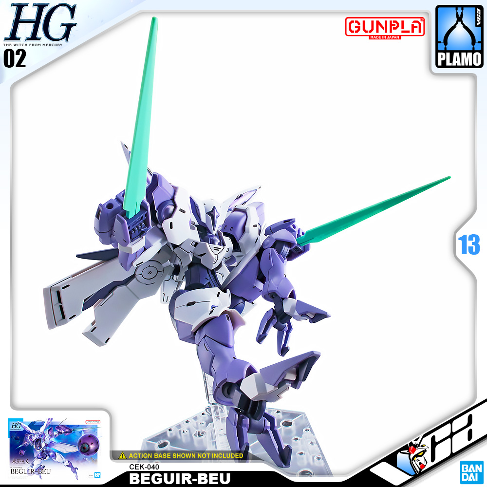 ⭐️ BANDAI GUNPLA HIGH GRADE THE WITCH FROM MERCURY HGTWFM HG 1/144 BEGUIR-BEU BEGUIR BEU ประกอบ หุ่นยนต์ โมเดล กันดั้ม กันพลา ของเล่น VCA GUNDAM