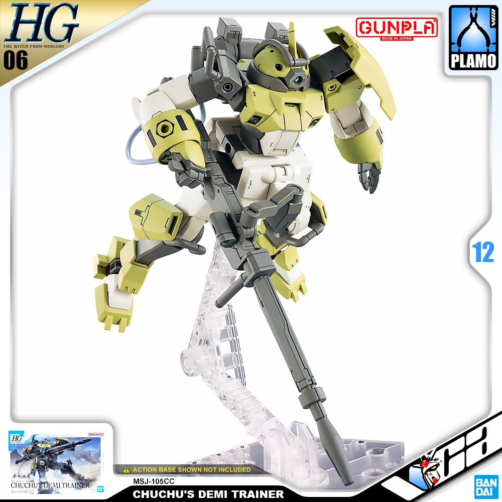 ⭐️ BANDAI GUNPLA HIGH GRADE THE WITCH FROM MERCURY HGTWFM HG 1/144 CHUCHU'S CHUCHU DEMI TRAINER ประกอบ หุ่นยนต์ โมเดล กันดั้ม กันพลา ของเล่น VCA GUNDAM