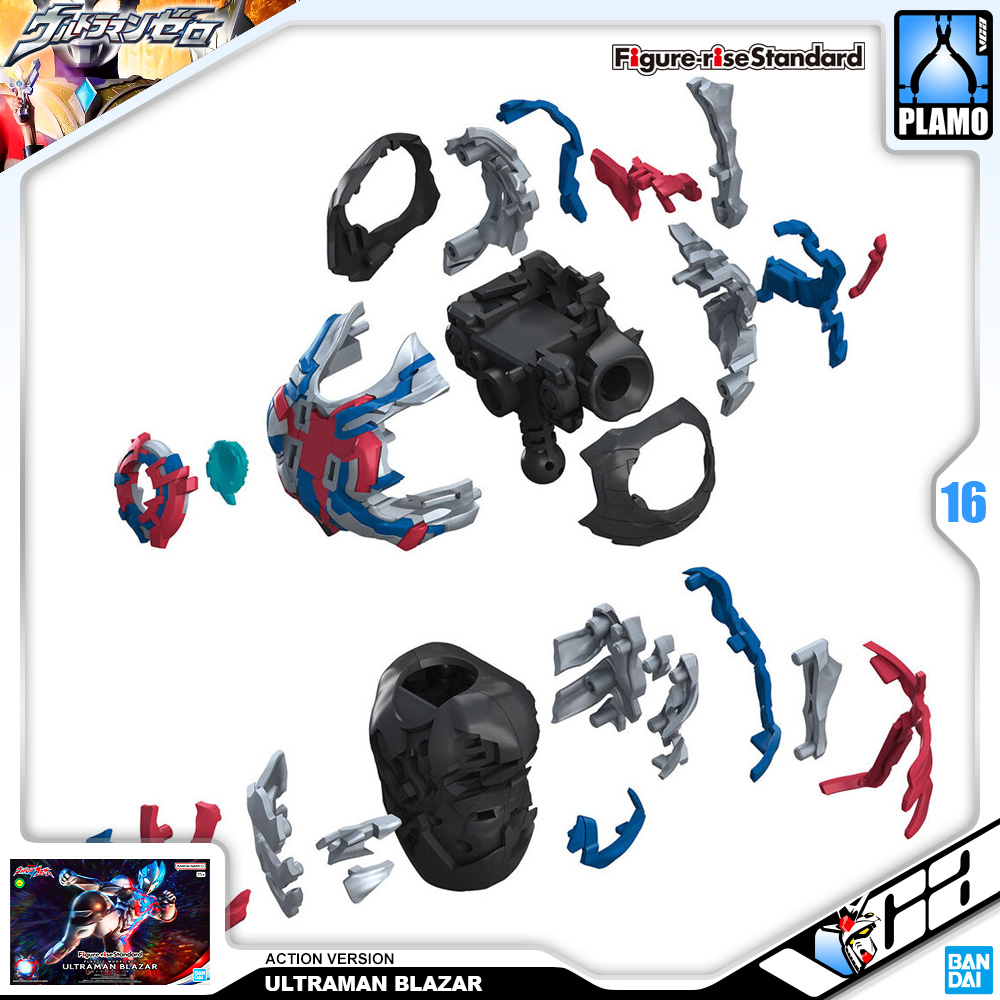 Bandai Figure Rise Standard Ultraman Blazar Plastic Model Kit Toy VCA Gundam Thailand