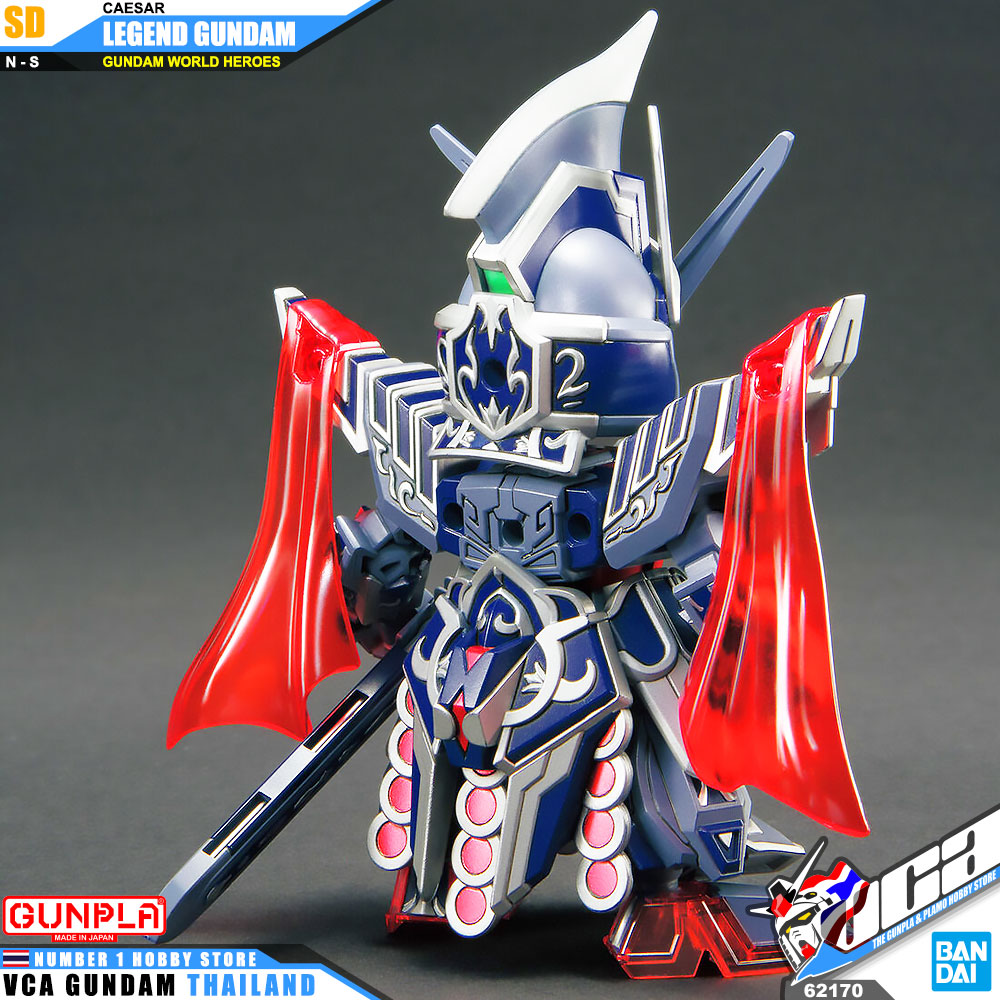 BANDAI GUNPLA SD GUNDAM WORLD HEROES SDW CAESAR LEGEND GUNDAM โมเดล กันดั้ม กันพลา VCA GUNDAM