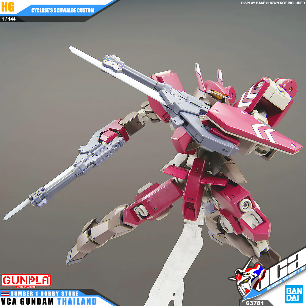BANDAI GUNPLA HIGH GRADE IRON BLOODED ORPHANS HGIBO HG 1/144 CYCLASE'S CYCLASE SCHWALBE CUSTOM โมเดล กันดั้ม กันพลา VCA GUNDAM