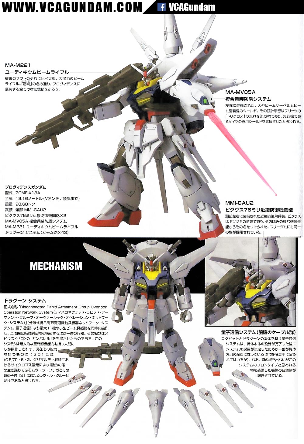 HG ZGMF-X13A PROVIDENCE GUNDAM โพรวิเด็นซ์ กันดั้ม