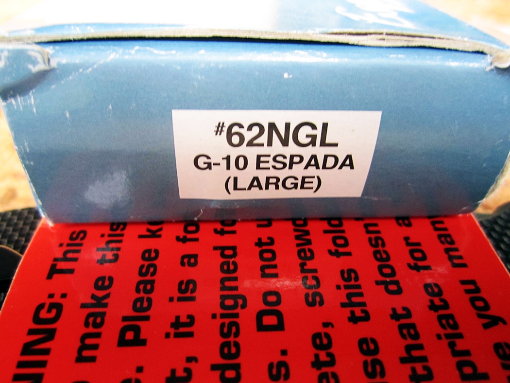 มีดCold Steel - Large Espada G-10 Folding Knife 62NGL *NEW*