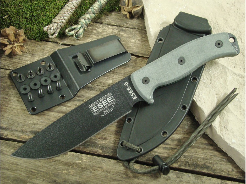 มีดESEE 6P-B Black