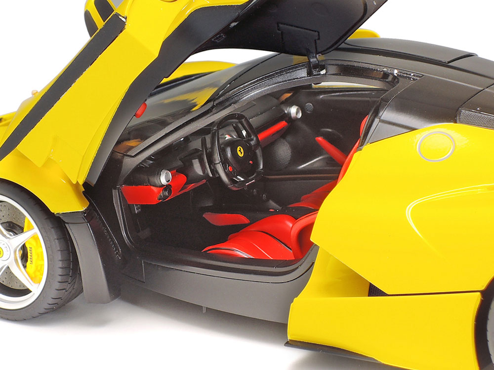 Tamiya's designers worked hard to ensure that the interior of the model matches that of the original.