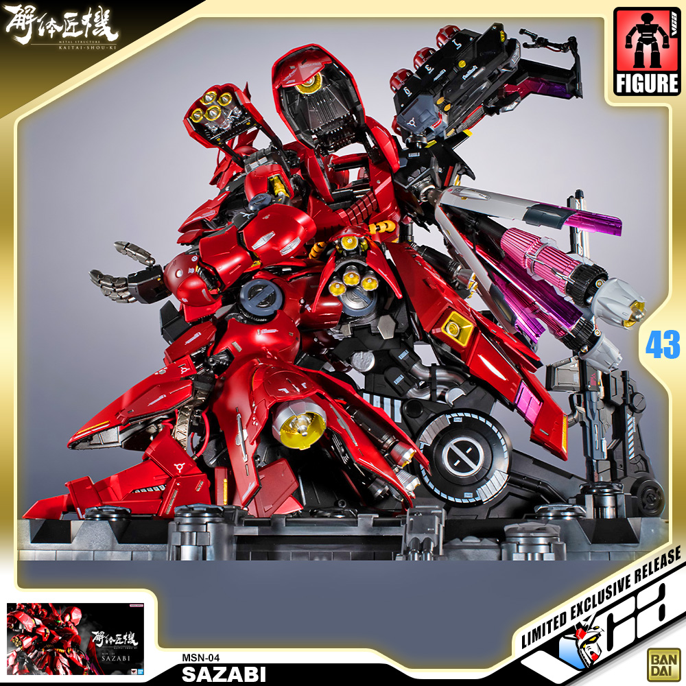Bandai METAL STRUCTURE MSN-04 SAZABI