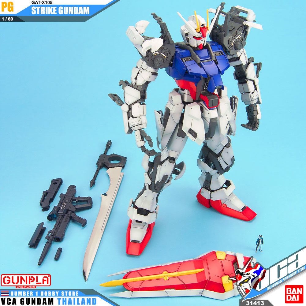 PG GAT-X105 ストライクガンダム　STRIKE GUNDAM Bandai® PG GAT-X105 STRIKE GUNDAM : Inspired by LnwShop.com (v2)