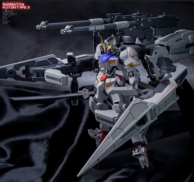 HG 1/144 Gundam Barbatos + Transport Booster | Modeled by Identity