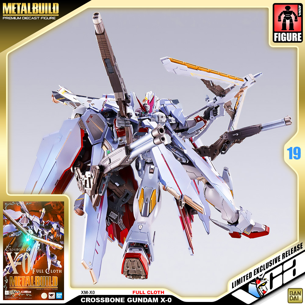 ⭐️ PREMIUM BANDAI PB TAMASHII NATIONS METAL BUILD MB CROSSBONE GUNDAM X-0 X0 FULL CLOTH กันดั้ม ฟิกเกอร์ ของเล่น VCA GUNDAM