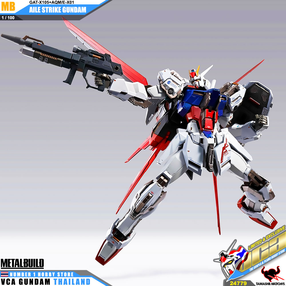 BANDAI TAMASHII NATIONS METAL BUILD AILE STRIKE GUNDAM กันดั้ม ฟิกเกอร์ VCA GUNDAM