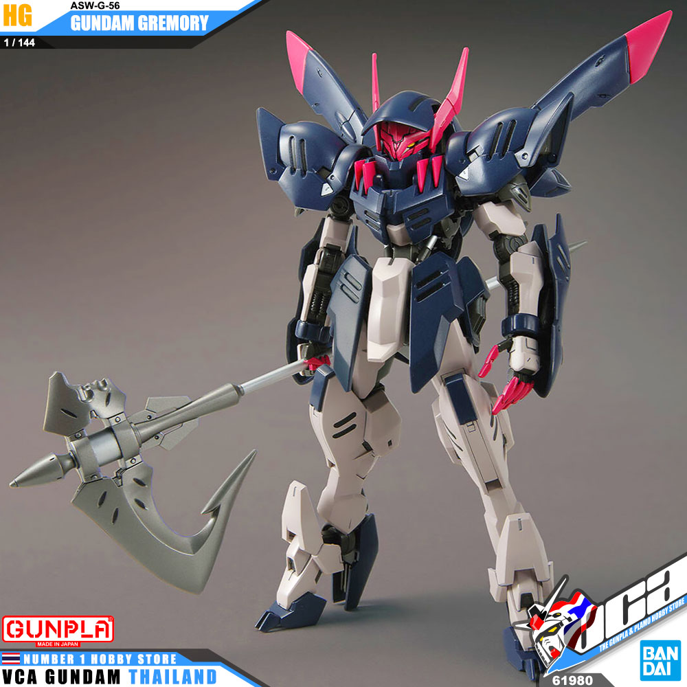 BANDAI GUNPLA HIGH GRADE HG 1/144 GUNDAM GREMORY โมเดล กันดั้ม กันพลา VCA GUNDAM