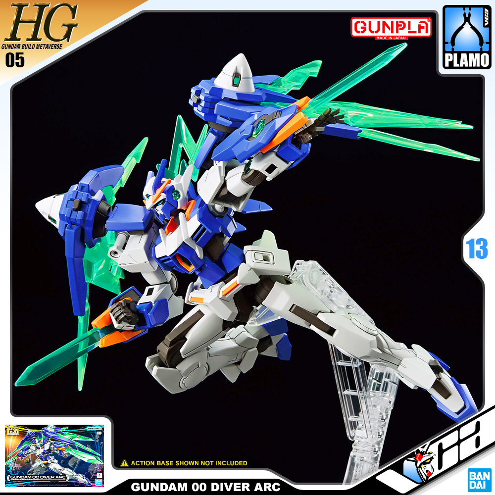 Bandai Gunpla High Grade Build Metaverse HG Gundam 00 Diver Arc Action Figure Model Toy Kit VCA Bangkok Thailand