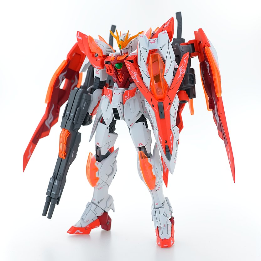 Painted Build : HG WING GUNDAM ZERO HONOO by mystle_tainn