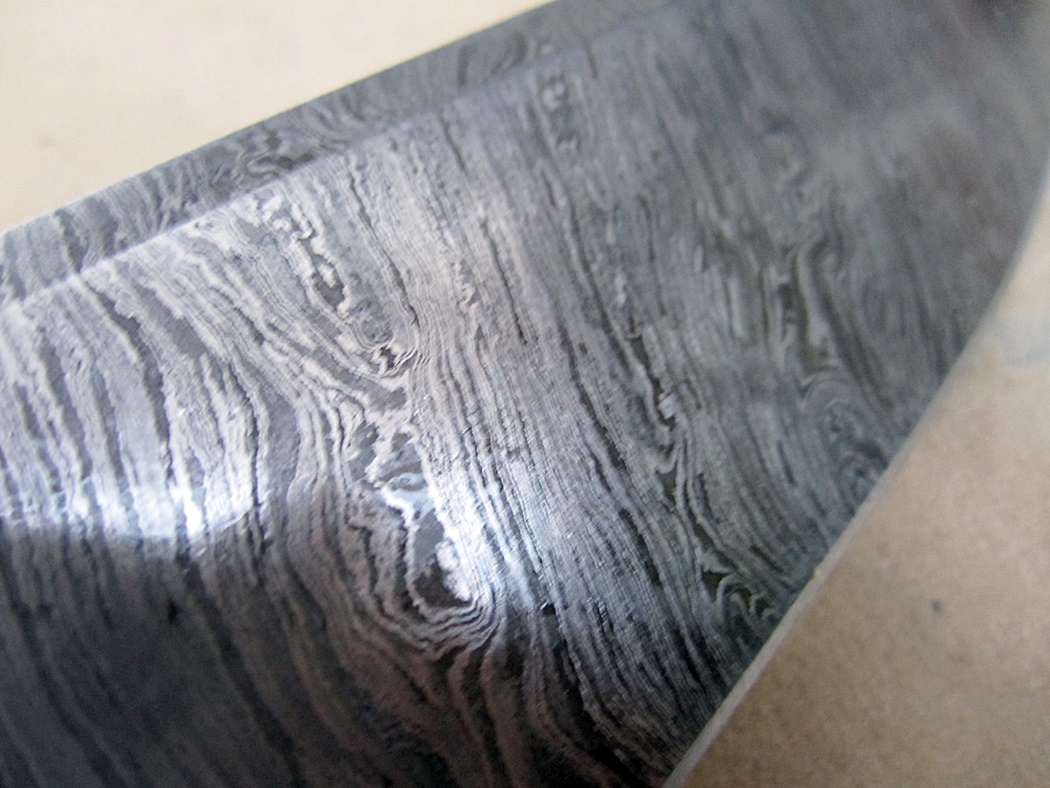 มีดเดินป่าJohn Smith's Custom Handmade Damascus Steel Bowie Knife Hunting Camping Tactical จากประเทศ UK. (C5)