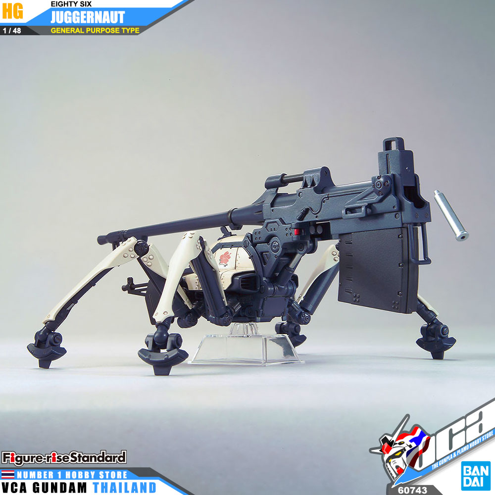 BANDAI 86 EIGHTY SIX HIGH GRADE HG 1/48 JUGGERNAUT GENERAL PURPOSE TYPE โมเดล เอทตี้ซิกซ์ VCA GUNDAM