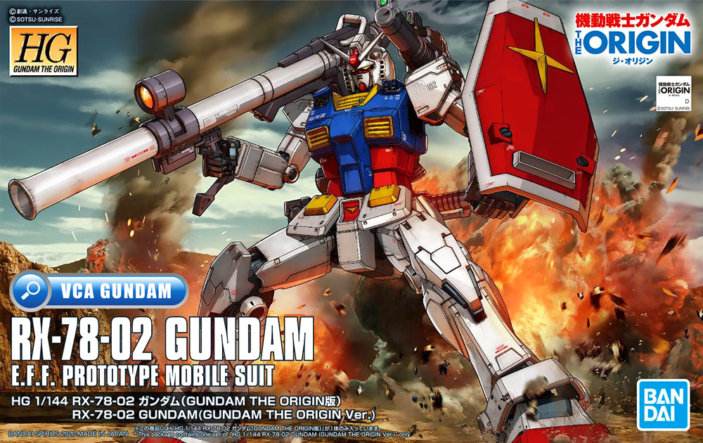 HG RX-78-02 GUNDAM (GUNDAM THE ORIGIN VER)