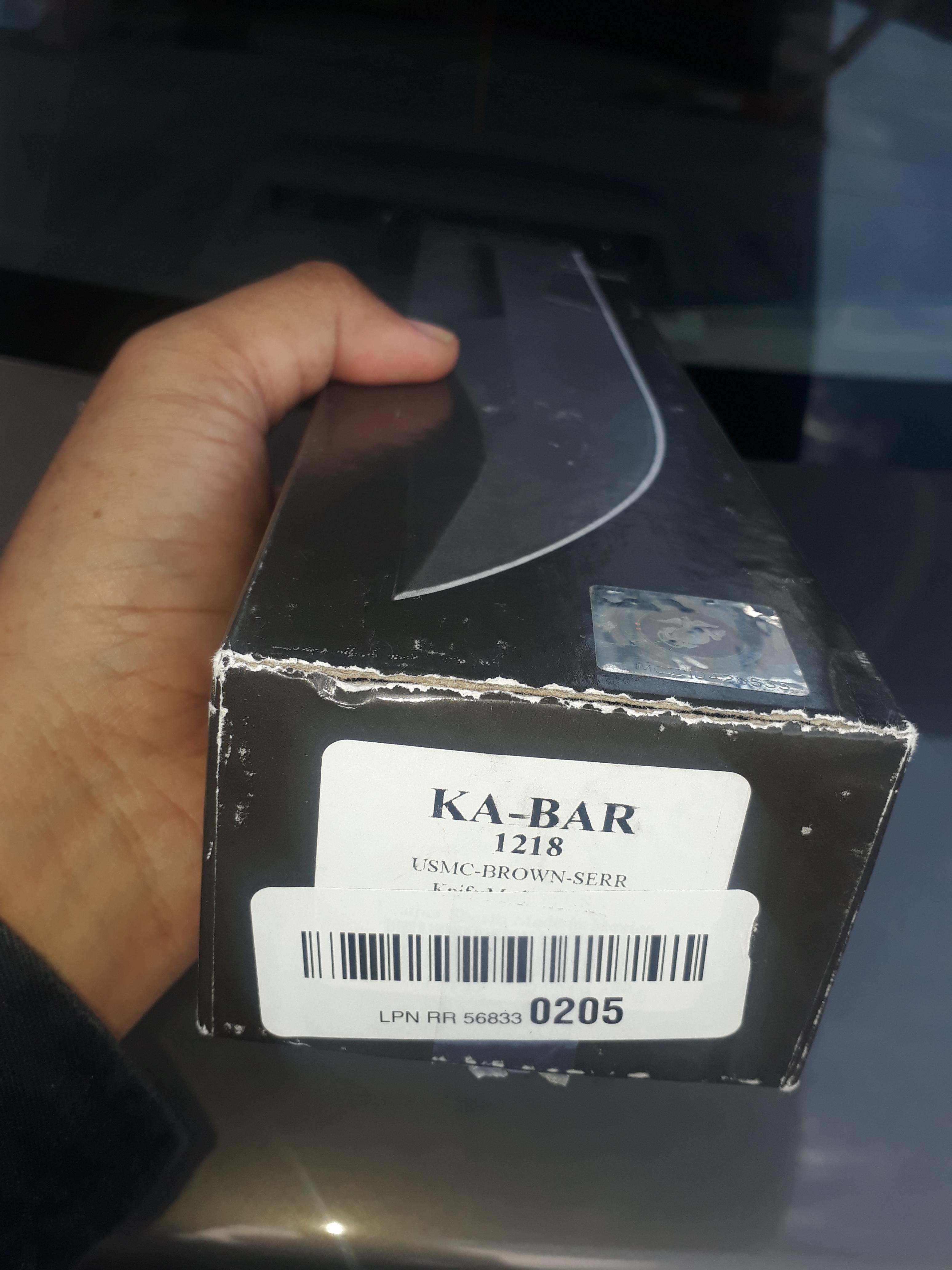 Ka-Bar KA1218-BRK USMC Fighter Serrated