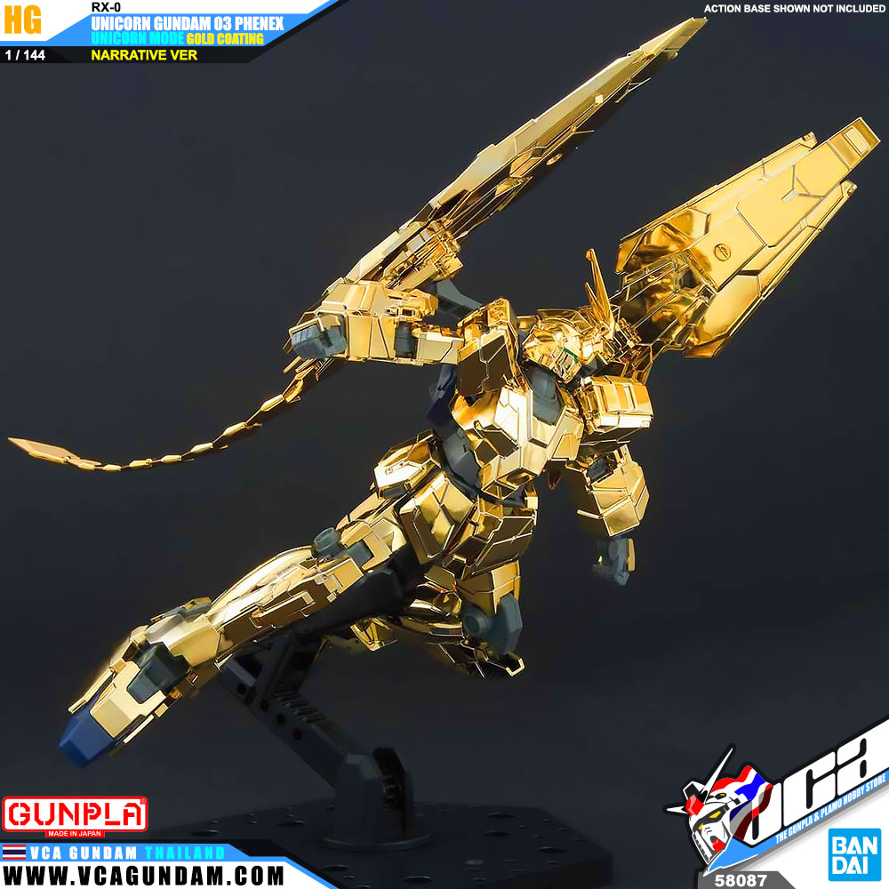 HG UNICORN GUNDAM 03 PHENEX UNICORN MODE (NARRATIVE VER) (GOLD COATING)