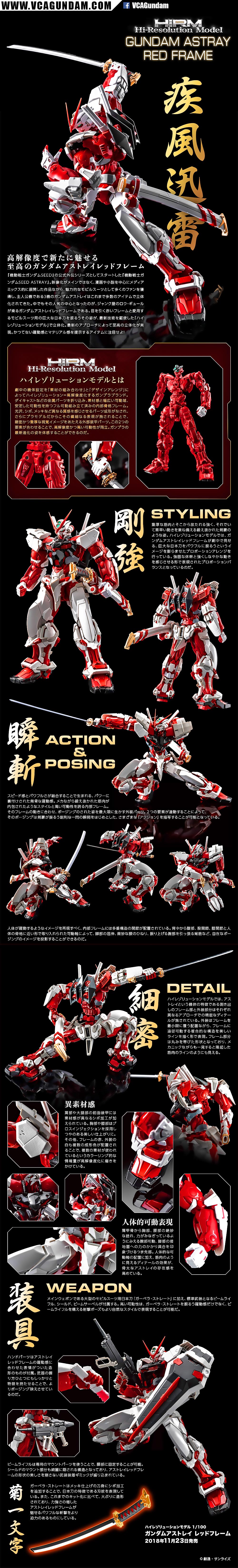 High Resolution Model MBF-P02 GUNDAM ASTRAY RED FRAME กันดั้ม แอสเทรย์ เรด เฟรม