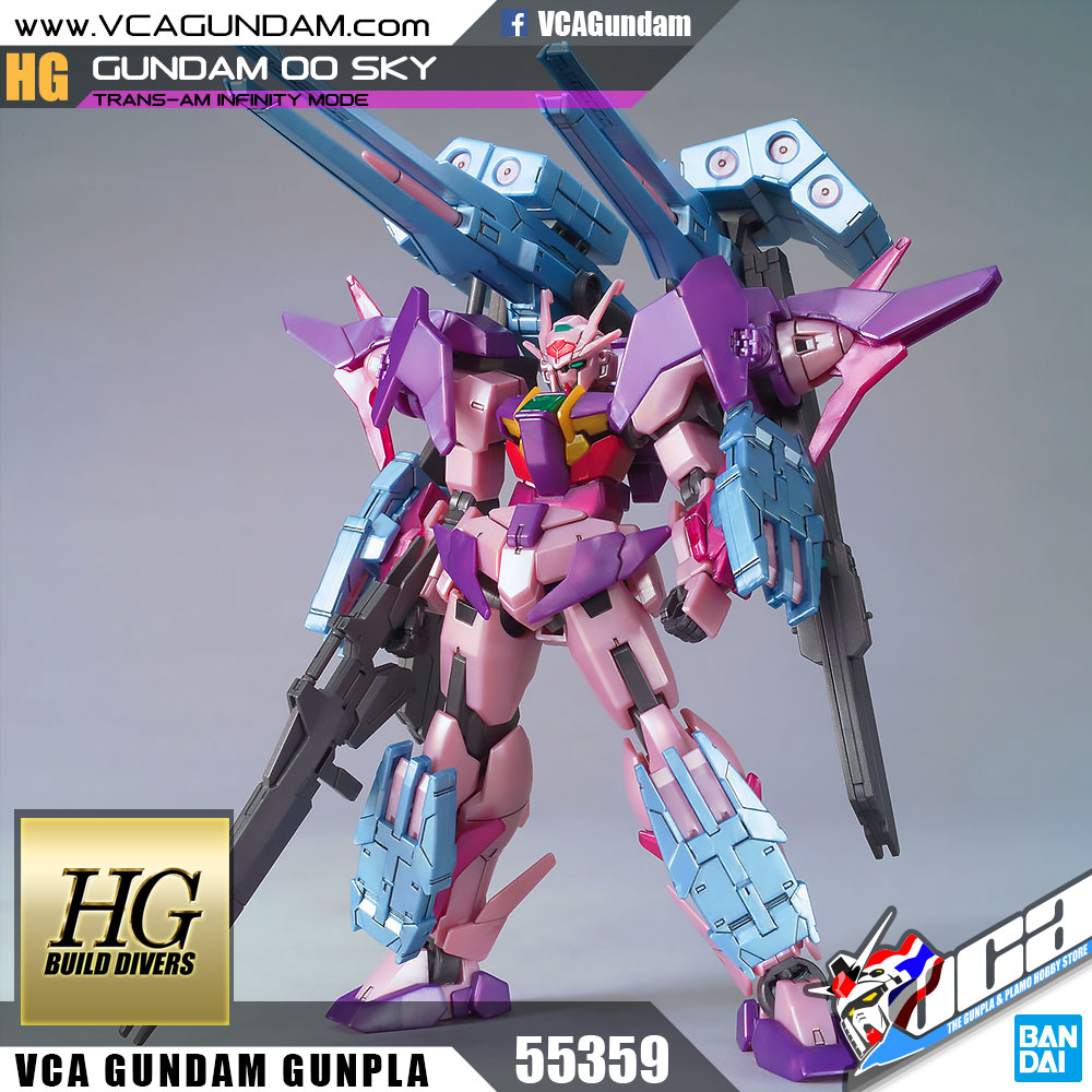 HG GUNDAM 00 SKY (TRANS-AM INFINITY MODE) กันดั้ม ดับเบิ้ลโอ สกาย ทรานส์ เอ็ม อินฟินิตี้