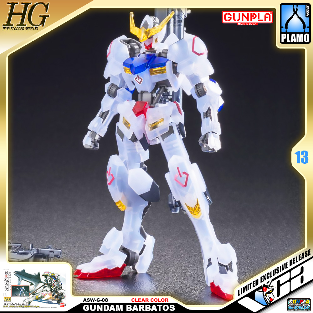 HG GUNDAM BARBATOS CLEAR COLOR VER