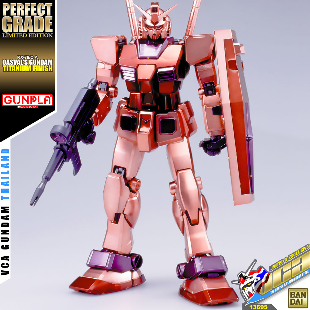 PG RX-78/C.A CASVAL'S GUNDAM (TITANIUM FINISH)