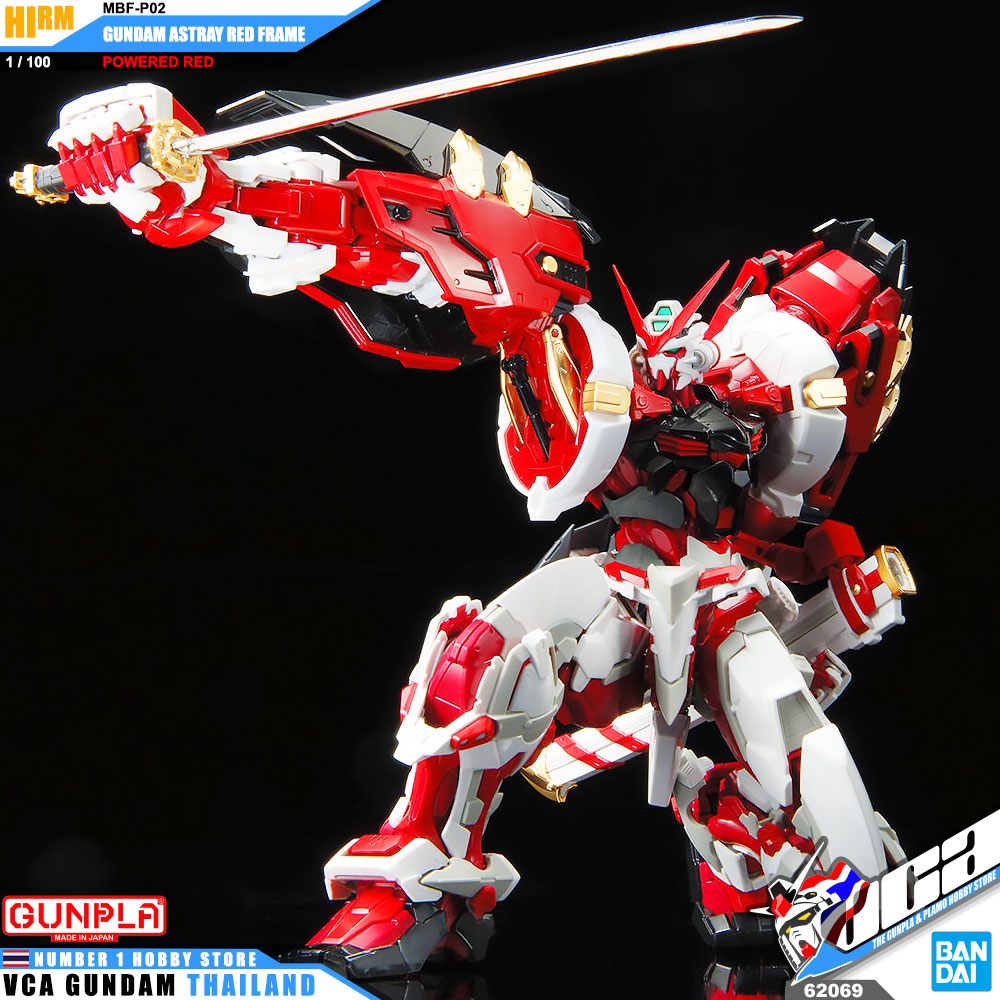 BANDAI GUNPLA HI RESOLUTION MODEL HIRM 1/100 GUNDAM ASTRAY RED FRAME POWERED RED โมเดล กันดั้ม กันพลา VCA GUNDAM