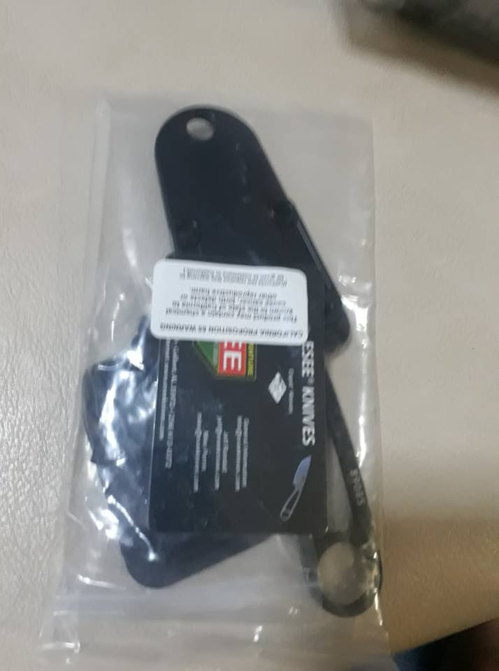 ESEE Knives: Izula-OD, Fixed Blade Neck Knife with Skeletized Handle - Green