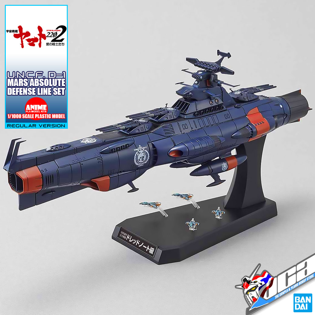 1/1000 U.N.C.F. D-1 MARS ABSOLUTE DEFENSE LINE SET