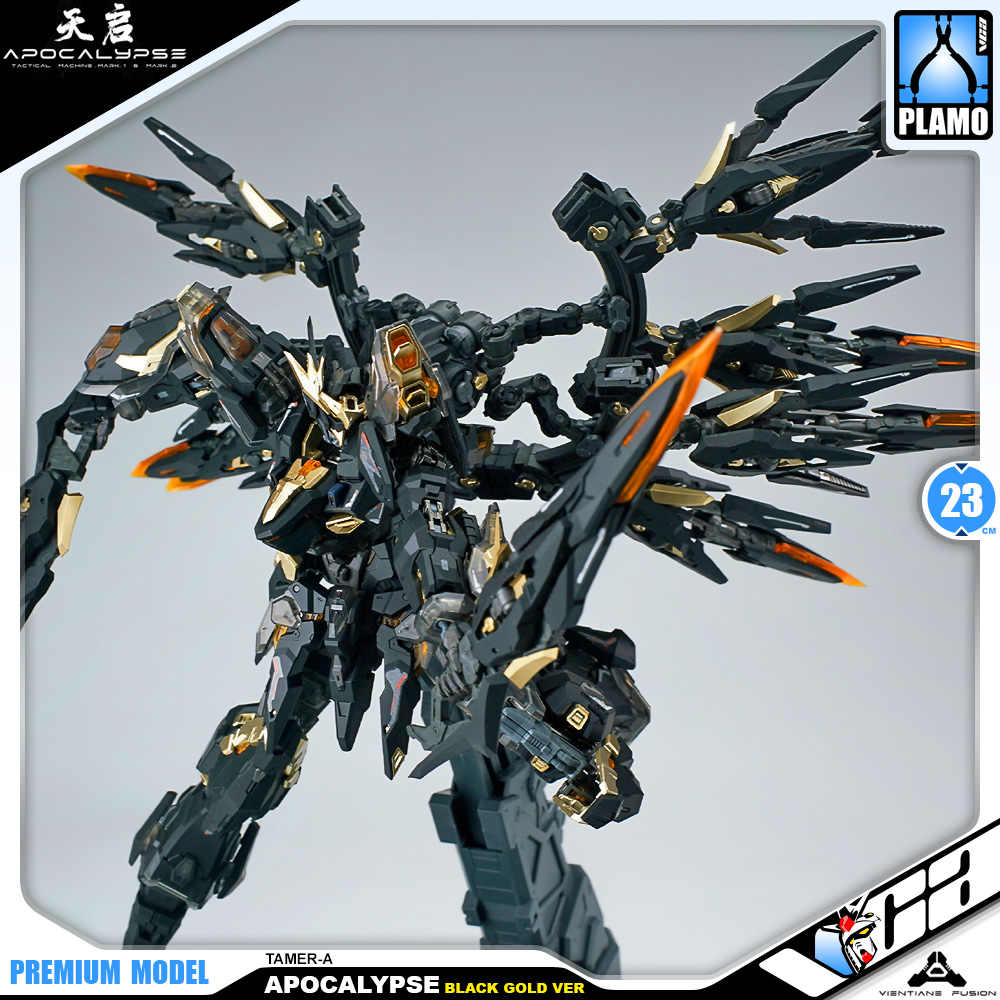 Vientiane Fusion 万象聚变 Apocalypse 天启 Black Gold Ver Metal Build Structure Model Action Figure Kit VCA Gundam Thailand