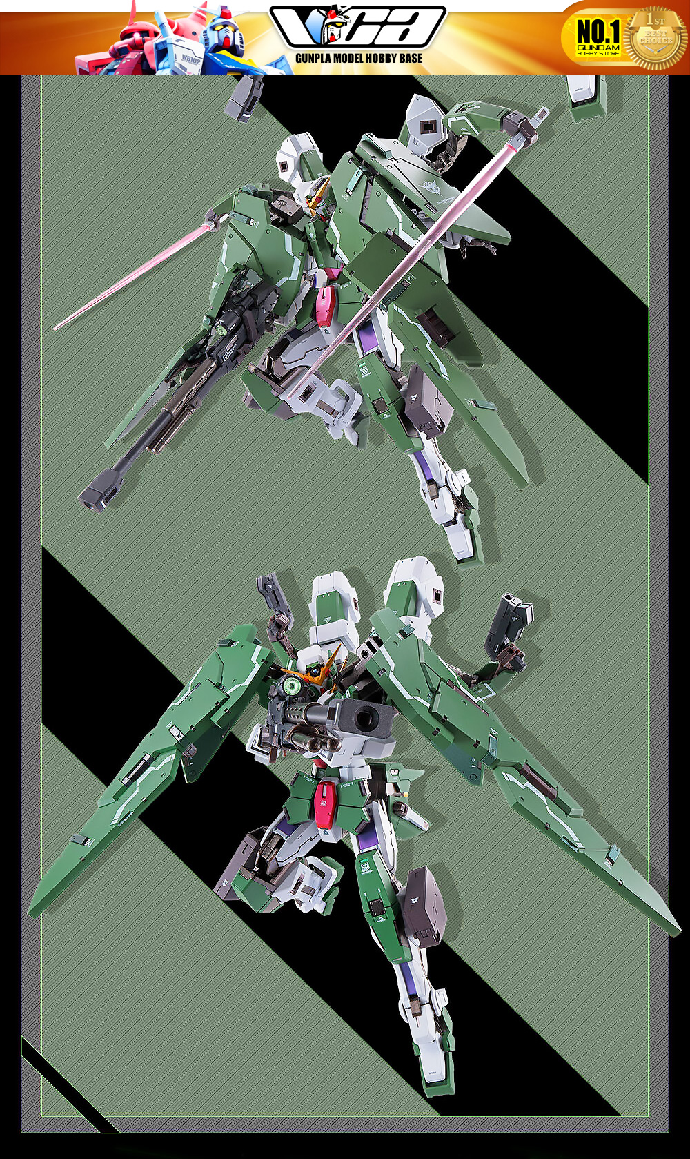 Premium Bandai® Premium Diecast Action Collectibles METAL BUILD GUNDAM DYNAMES & DEVISE DYNAMES
