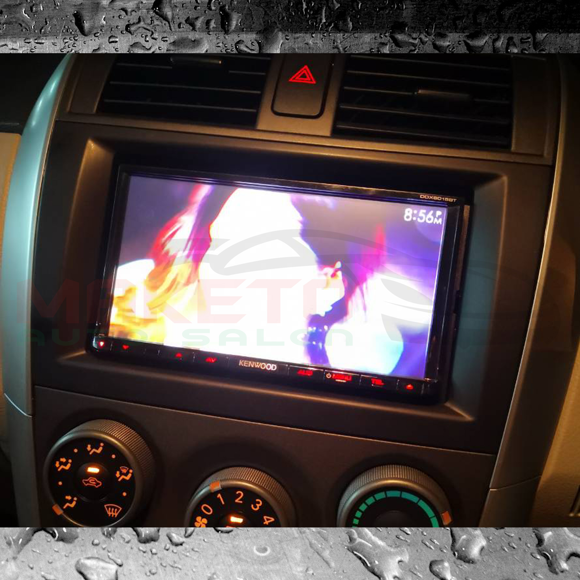 (R041) กรอบ วิทยุใส่จอ 6.2-7 inch. or 2 din. สำหรับรถยนต์ Toyota ALTIS 2008-2013