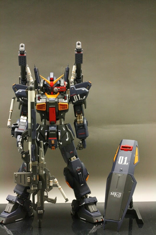Painted Build : PG GUNDAM MK-II TITANS by Minamp123
