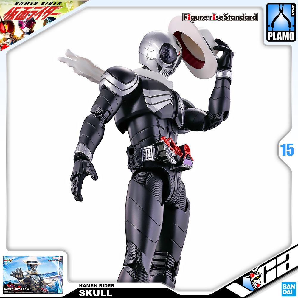 ⭐️ BANDAI FIGURE-RISE STANDARD KAMEN RIDER SKULL FIGURE RISE คาเมนไรเดอร์ พลาสติก โมเดล VCA GUNDAM