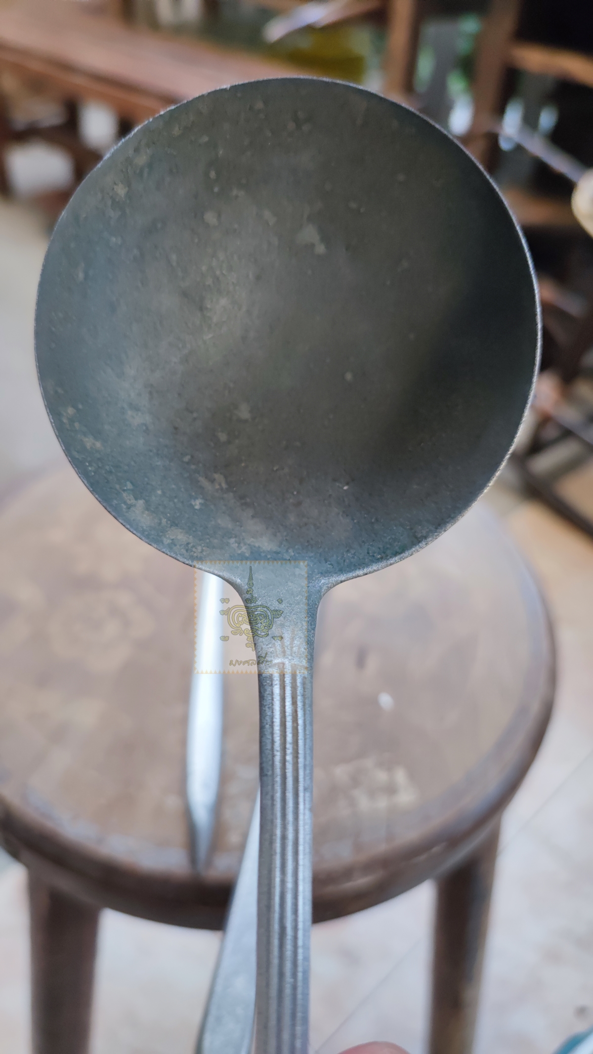 กระบวยงานอลูมิเนียมเก่า 3 อัน