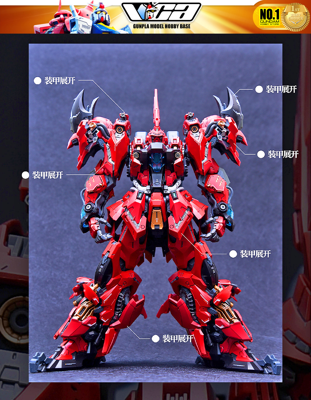 Infinite Dimension 无限新星 In Era+ RMD Lizard 利扎得 Master Grade MG Plastic Model Action Figure Toy Kit VCA Gundam Thailand