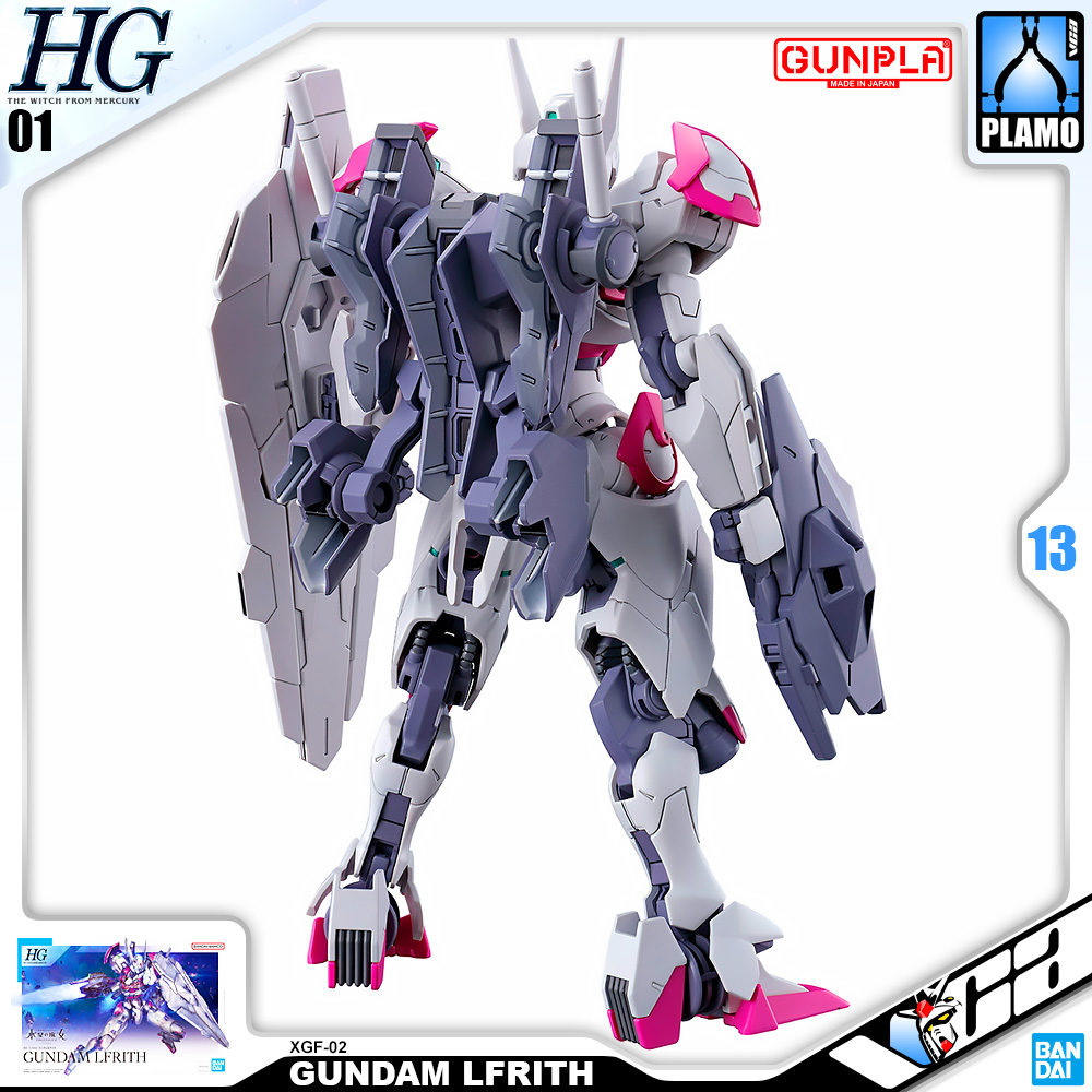 ⭐️ BANDAI GUNPLA HIGH GRADE THE WITCH FROM MERCURY HGTWFM HG 1/144 GUNDAM LFRITH ประกอบ หุ่นยนต์ โมเดล กันดั้ม กันพลา ของเล่น VCA GUNDAM