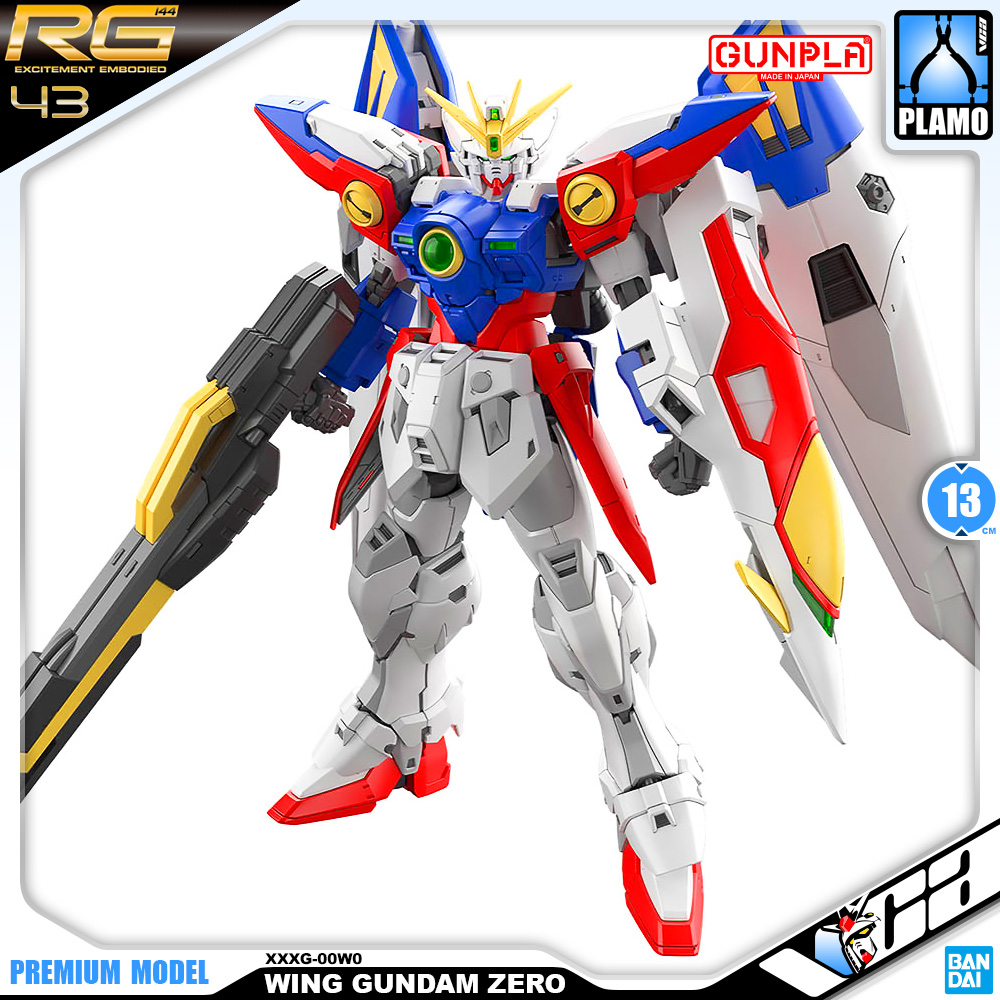 Bandai Namco Gunpla Real Grade RG 1/144 Wing Gundam Zero Action Figure Model Toy Kit VCA Bangkok Thailand