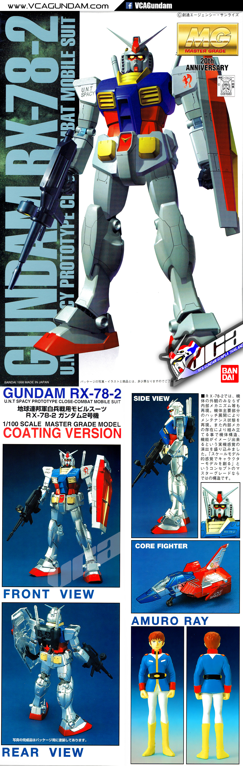 MG RX-78-2 GUNDAM COATING VERSION กันดั้ม