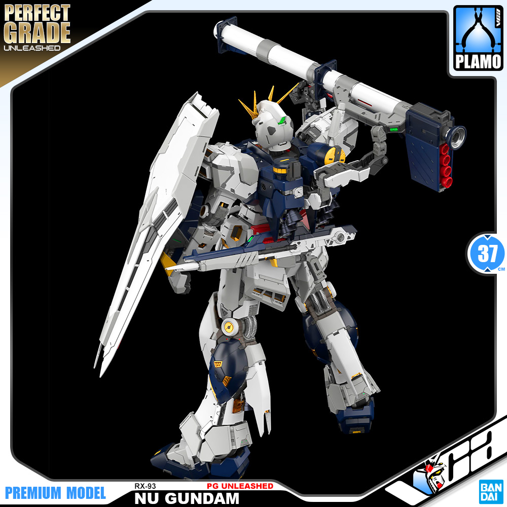 Bandai Gunpla Perfect Grade Unleashed PGU 1/60 PG RX-93 Nu Gundam Action Figure Model Toy Kit VCA Thailand