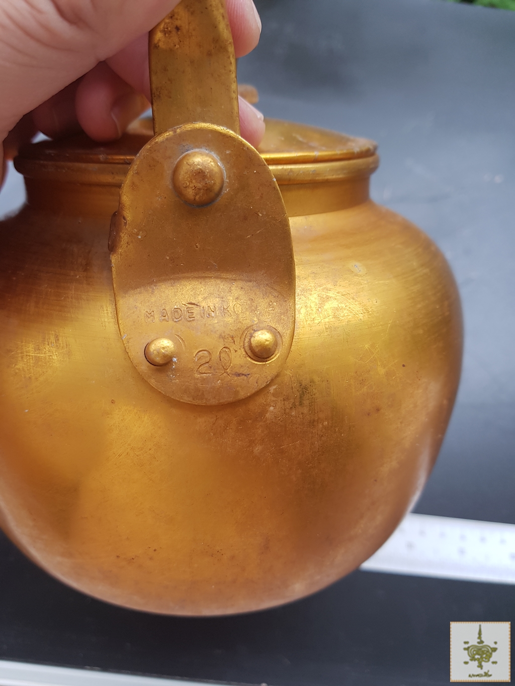 กาเคลือบสีทอง งานเกาหลี