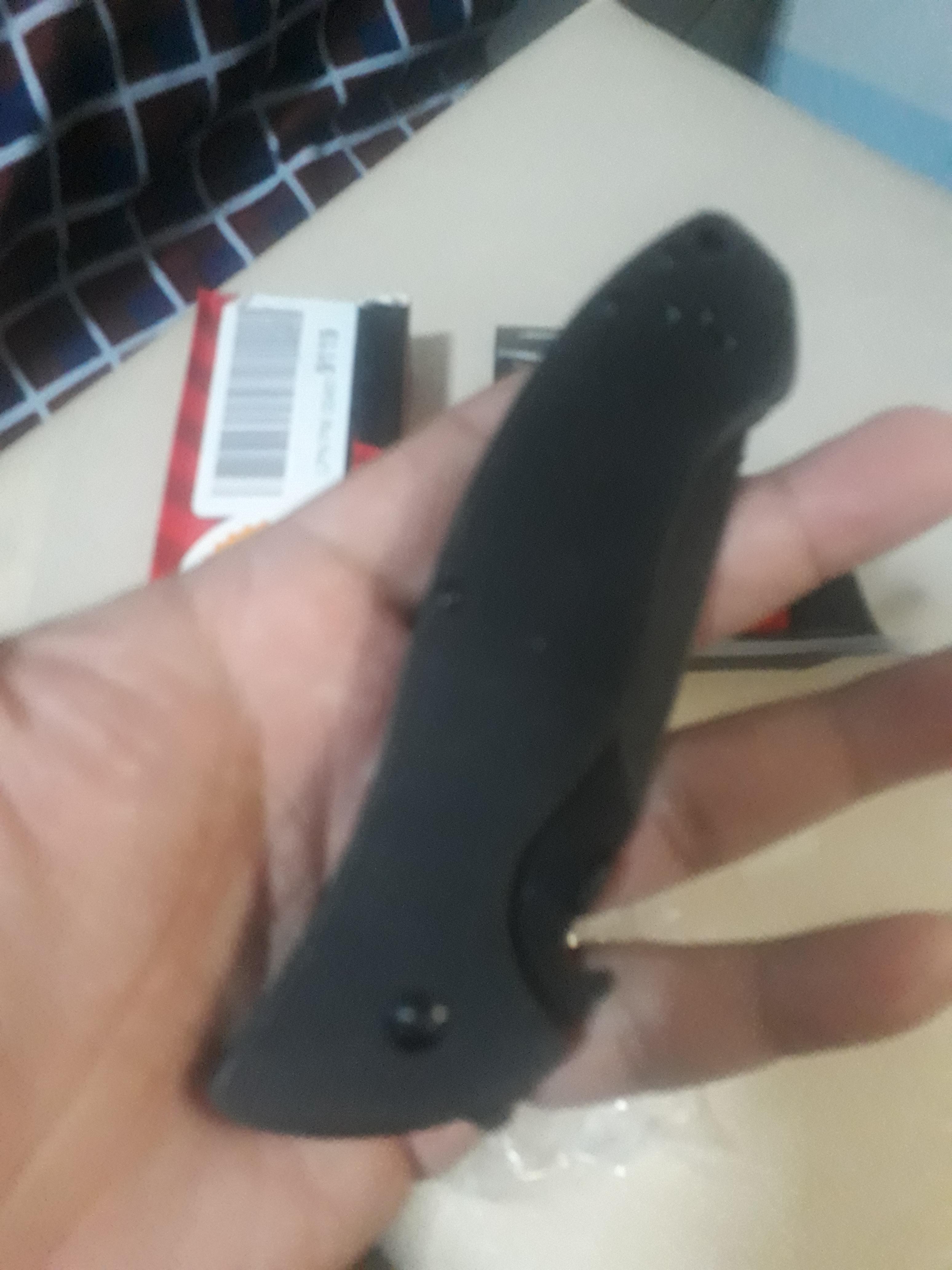 มีดพับKERSHAW EMERSON Tactical Black G10 CQC-9K Straight Folding Pocket Knife! 6045BLK