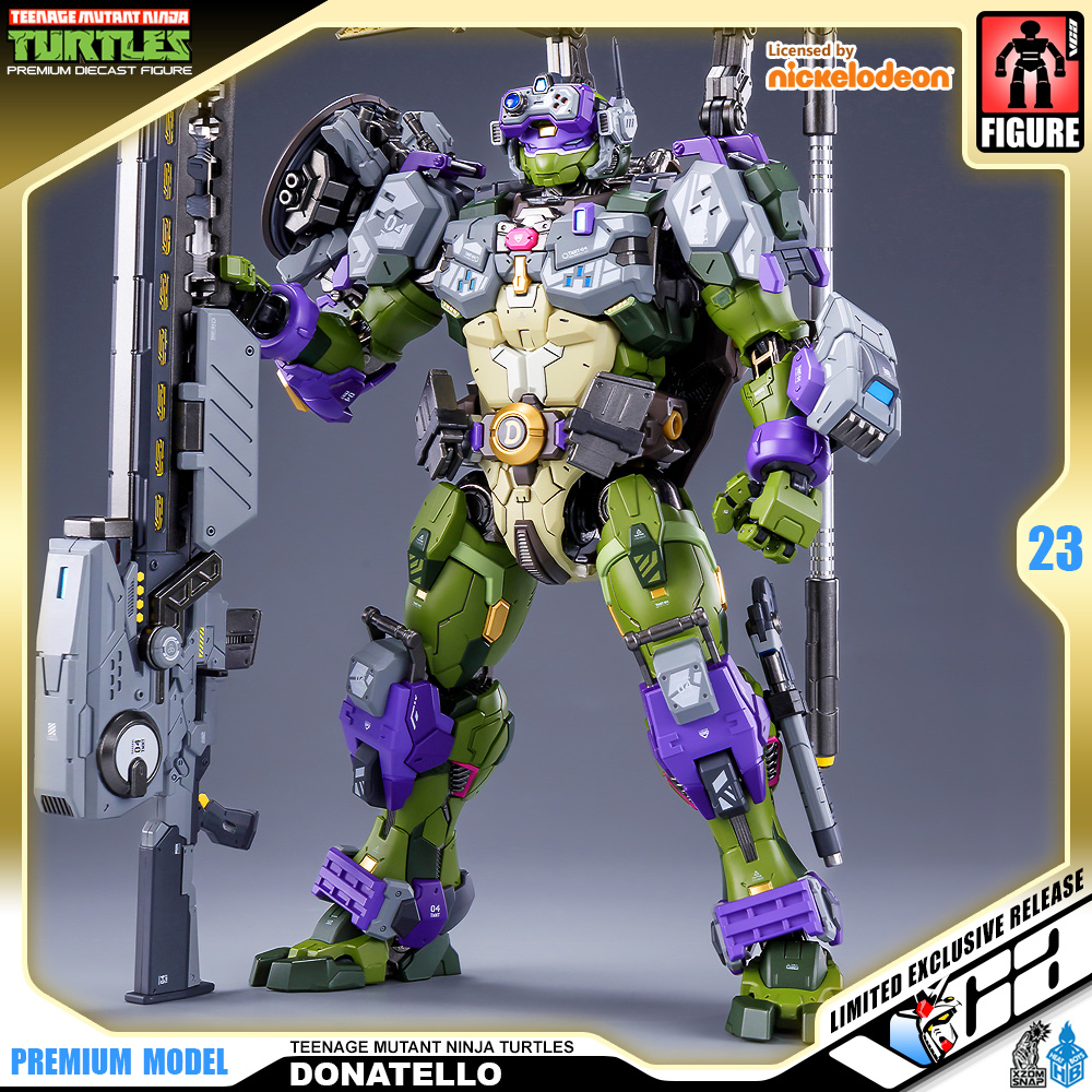 HEAT BOYS X SNAP DESIGN TMNT DONATELLO MECHA