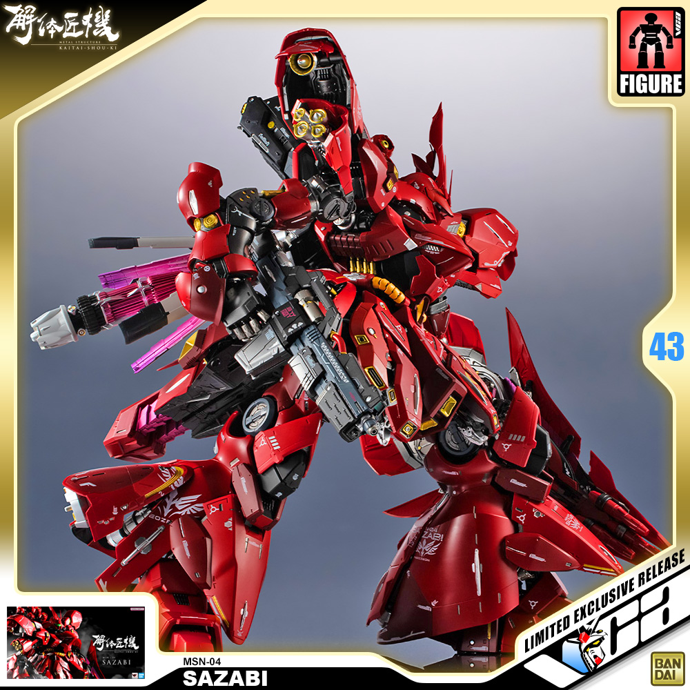 Bandai METAL STRUCTURE MSN-04 SAZABI