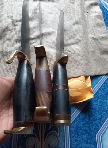 มีดเก่าเก็บ เหล็ก 440c (ได้ 3 เล่ม)