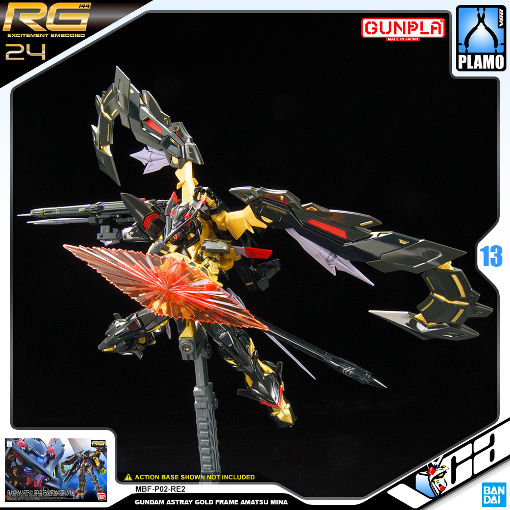 Bandai RG MBF-P02-RE2 GUNDAM ASTRAY GOLD FRAME AMATSU MINA